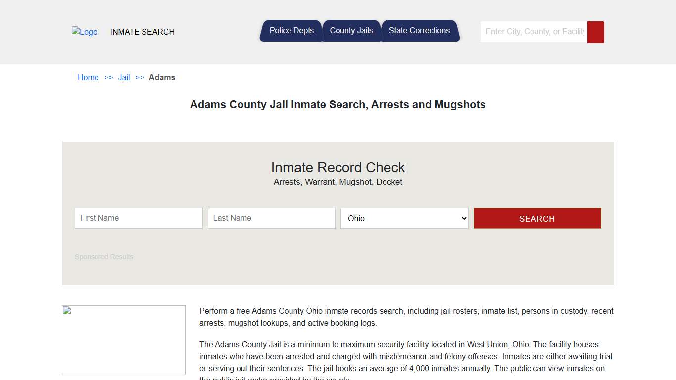 Adams County Jail Inmate Search, Arrests and Mugshots | Jail Roster Search